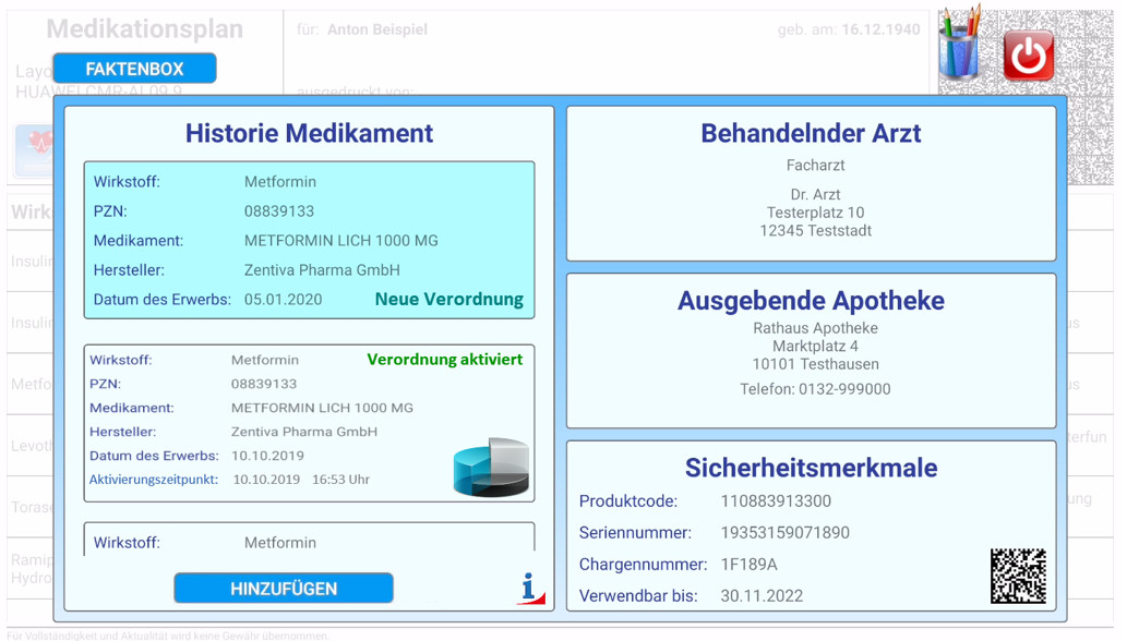 Verordnungsdokumentation